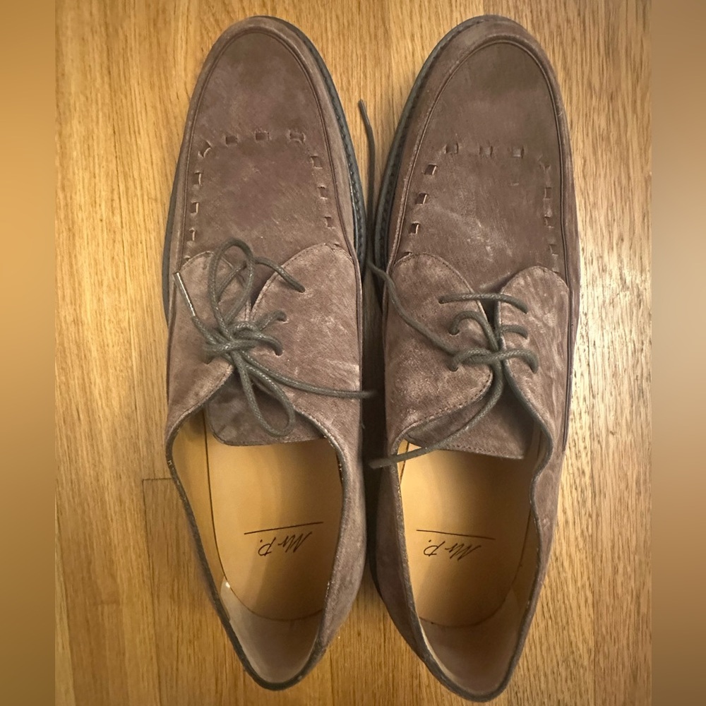 NIB Mr. Porter suede Bluchers 🇮🇹